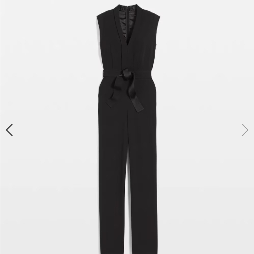 WHBM Elegant Black Jumpsuit